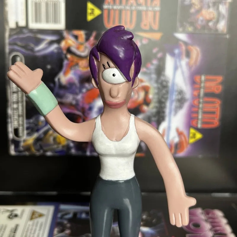 Futuramla Figure Turanga Leela Cartoon Doll  Bender Fry Ornaments Accessories Toy Kids Gifts