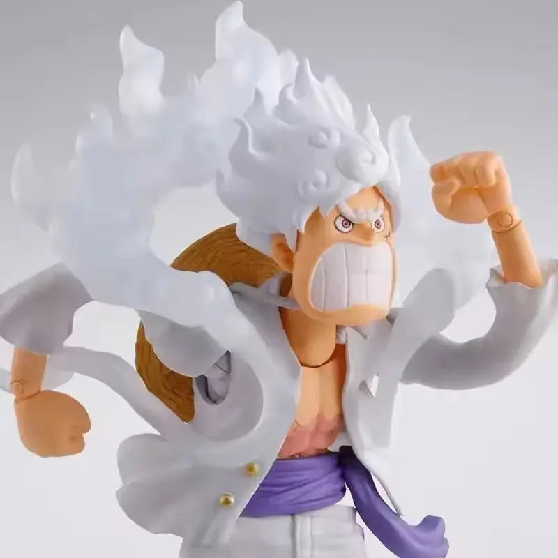 New Shf Monkey D Luffy Gear 5 Nika  Action Figure Anime One Piece Luffy Figure Movable Joints Collection Model Toys Birthday
