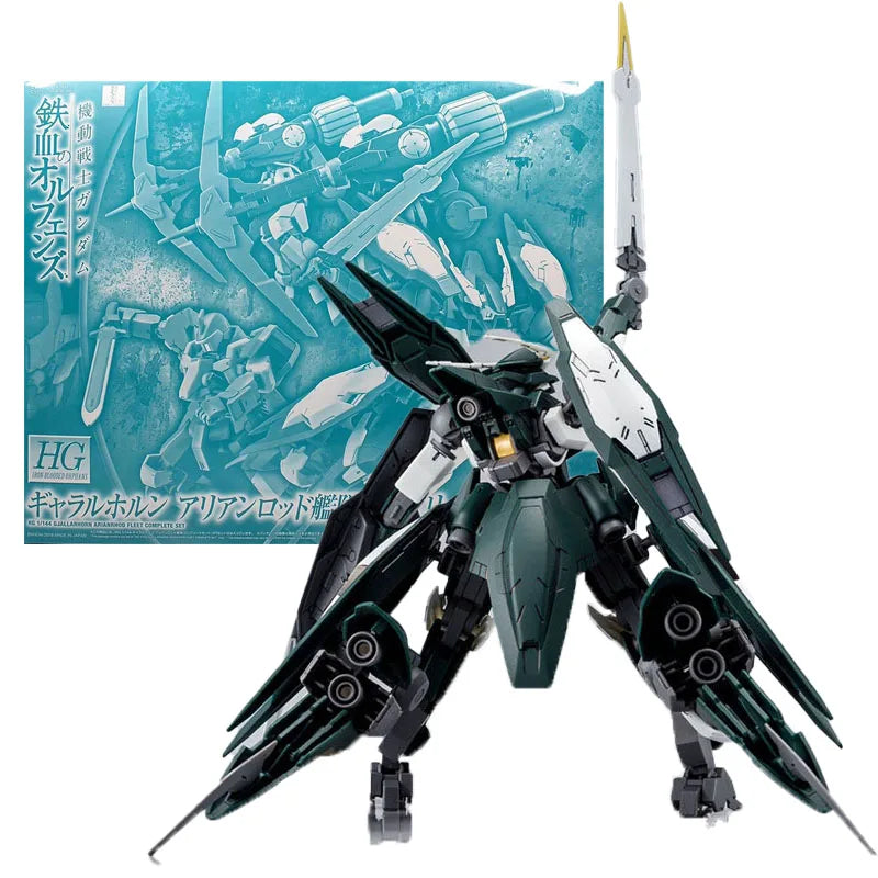 BANDAI HG IBO 1/144 Gjallarhorn Arianrhod Fleet Gundam Anime Figure PB Limited Plastic Model Set Toys for Boys Gift for Children