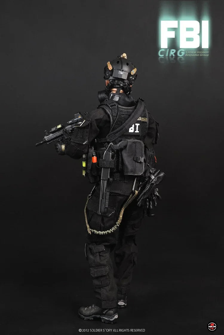 Auf Lager Soldier Story SS062 1/6 Scale FBI CIRG Emergency Response Group Männlicher Soldat Komplettset 12-Zoll Actionfigur Puppe Geschenk