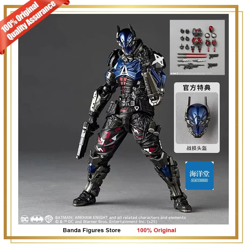 Original Kaiyodo Revoltech Amazing Yamaguchi Batman Arkham Knight Ver 1.5 In Stock Anime Action Collection Figures Model Toys
