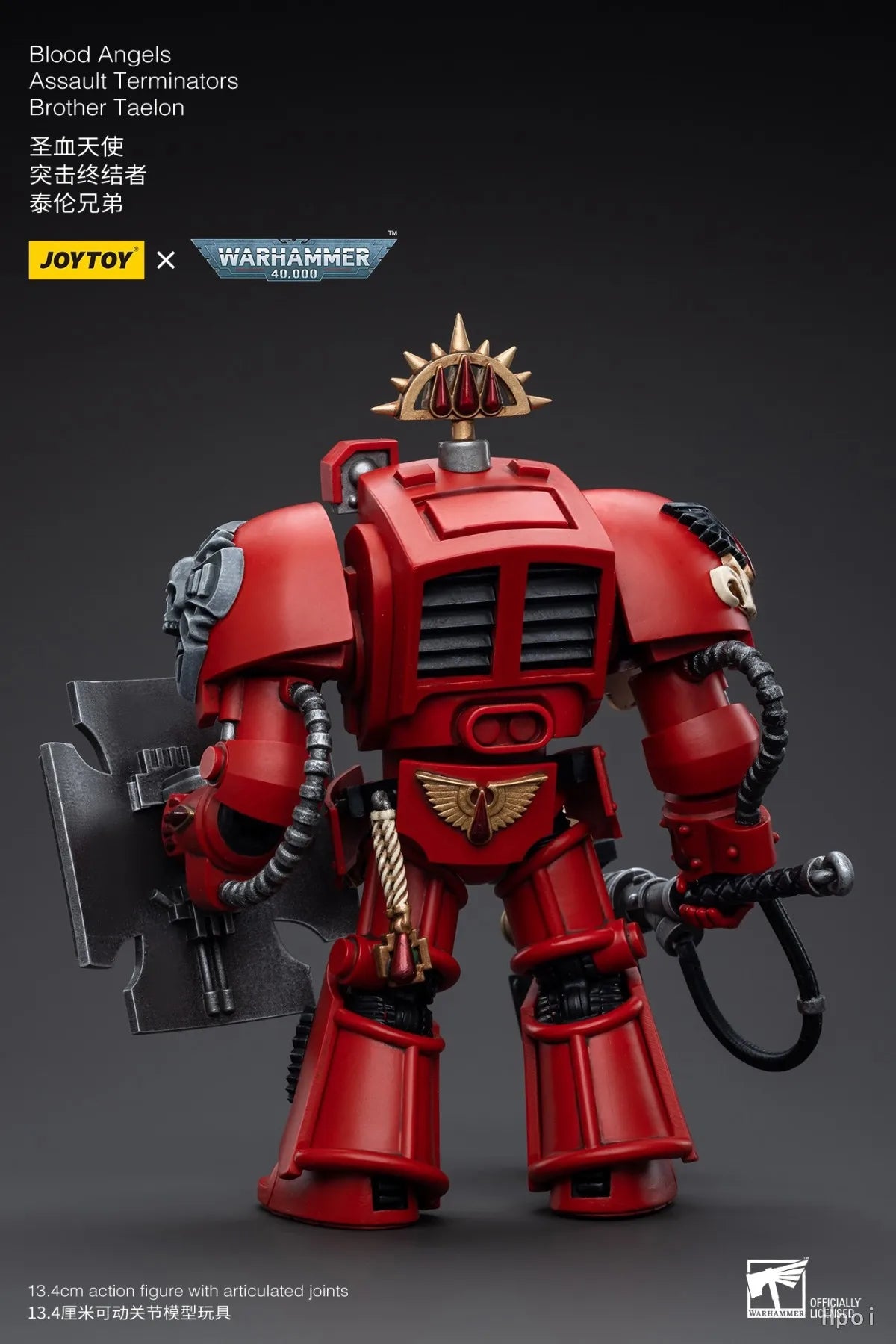 【FS】JOYTOY  Warhammer 40K  Scale 1/18 Action Figures Blood Angels Assault Terminators Brother Taelon Models Toys Gifts
