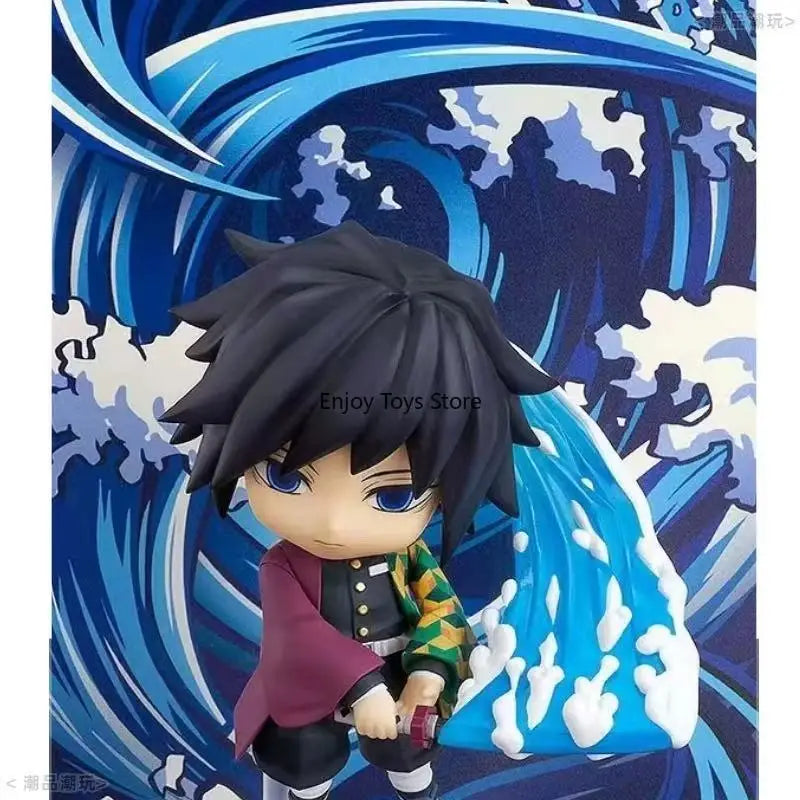 In Stock GSC Clay Man 1408 Demon Slayer: Blade of Demon Slayer Water Pillar Tomooka Yoshiyuki Q Version Can Be Done By Hand