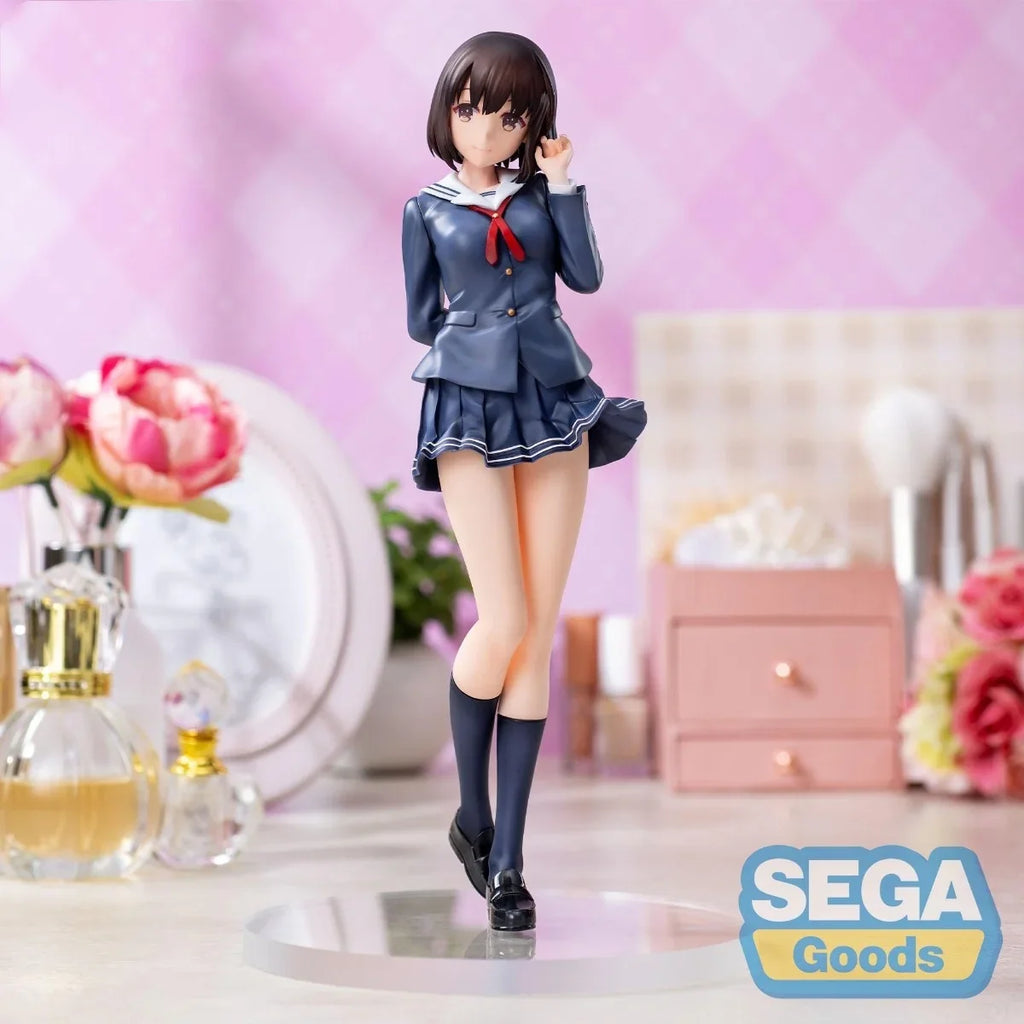Aki Toyama School orm Ver. Figure SEGA Desktop Model Anime Game Collectible Toy 220mm PVC Static Proportion Model