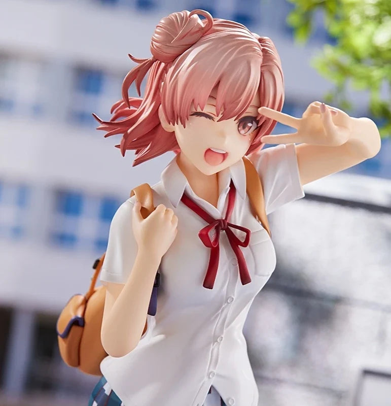 GW Anime My Teen Romantic Comedy Snafu Yuigahama Yui Figures Kawaii Model Statue Collection Toy Gift ﻿