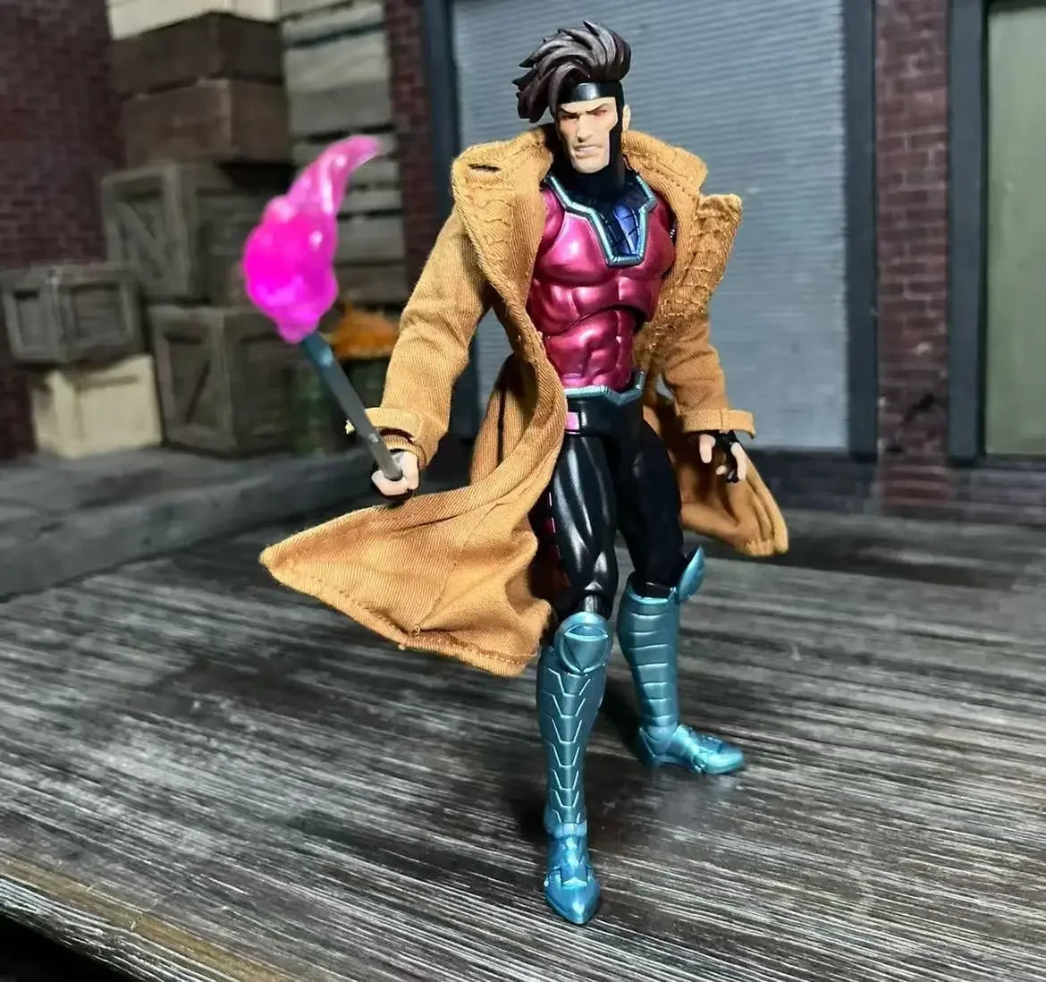 Original Ct Toys Gambit Figure Mafex 131 X-Men Wolverine Shf Anime Action Figure Figurine Statue Model Kids Toy Customized Gift