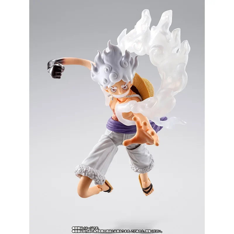 100% Original Bandai S.H.Figuarts Shf Monkey D Luffy Gear 5 One Piece Future Island Egghead Anime Action Collection Figures Toys