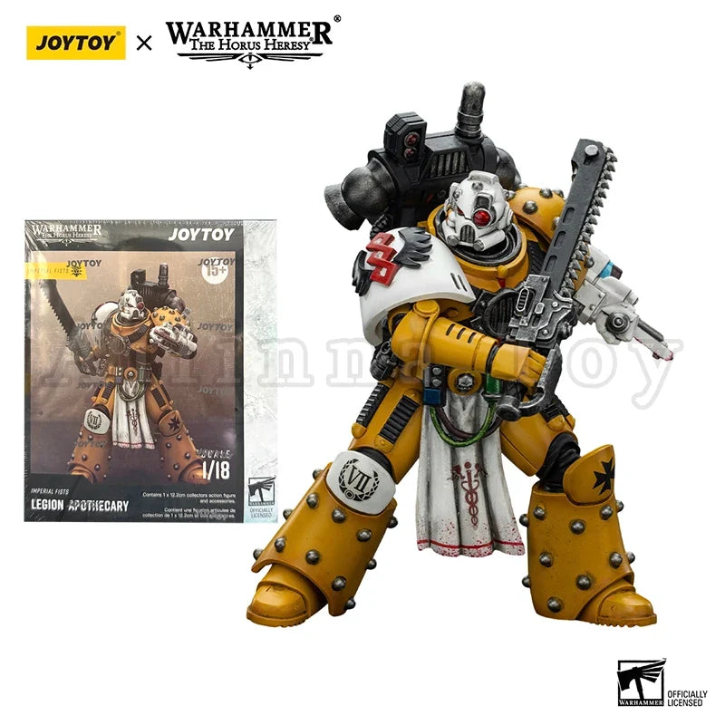JOYTOY 1/18 Action Figure The Horus Heresy Imperial Fists Legion Apothecary Anime Toy