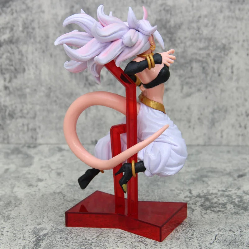 21cm Anime Dragon Ball Figure Android 21 Standing Fighting Pose PVC Action Figure Collection Model Toys Gifts