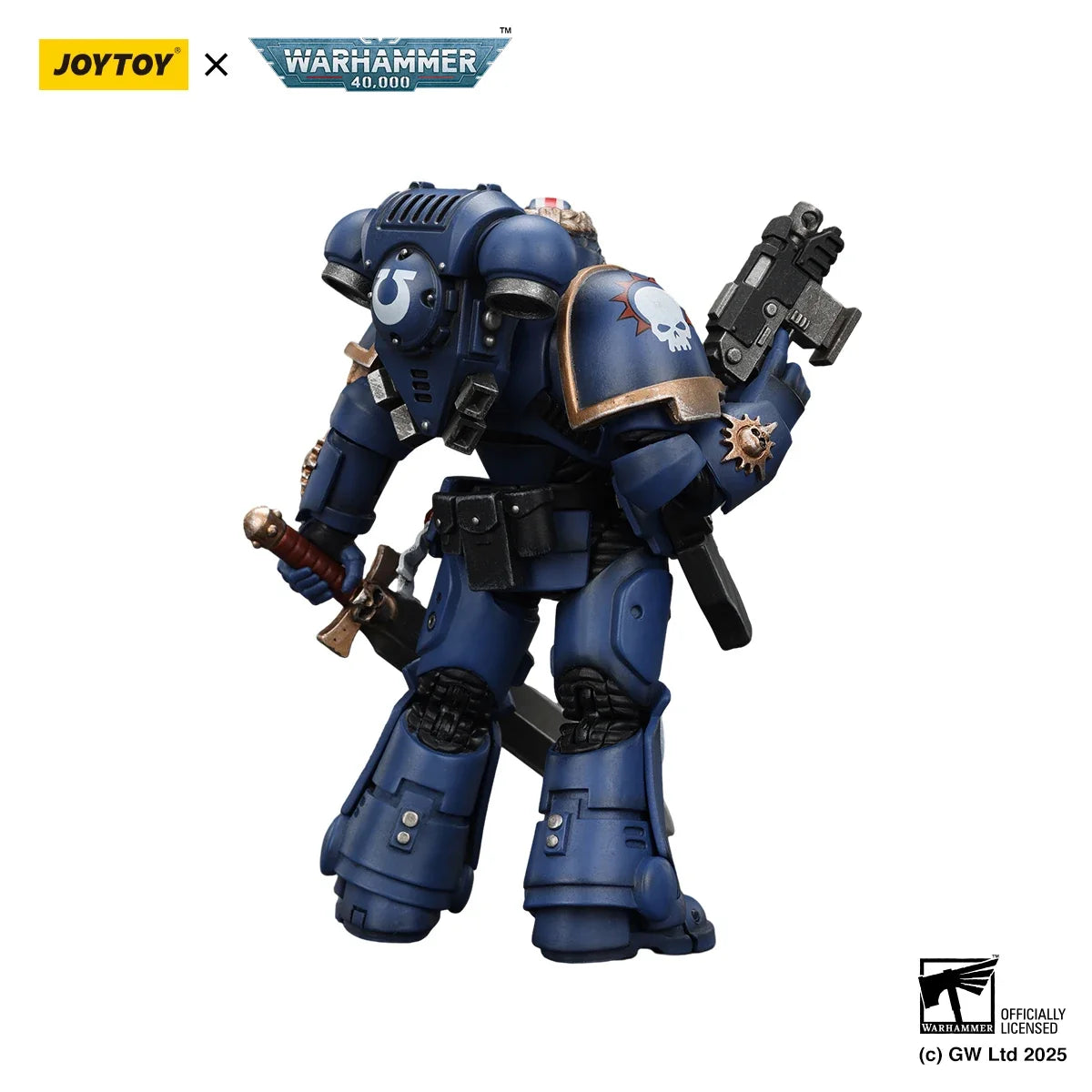 JOYTOY 1/18 Action Figure Warhammer 40K Ultramarines Primaris Lieutenant Argarant 3.0 Collection Model JT4065
