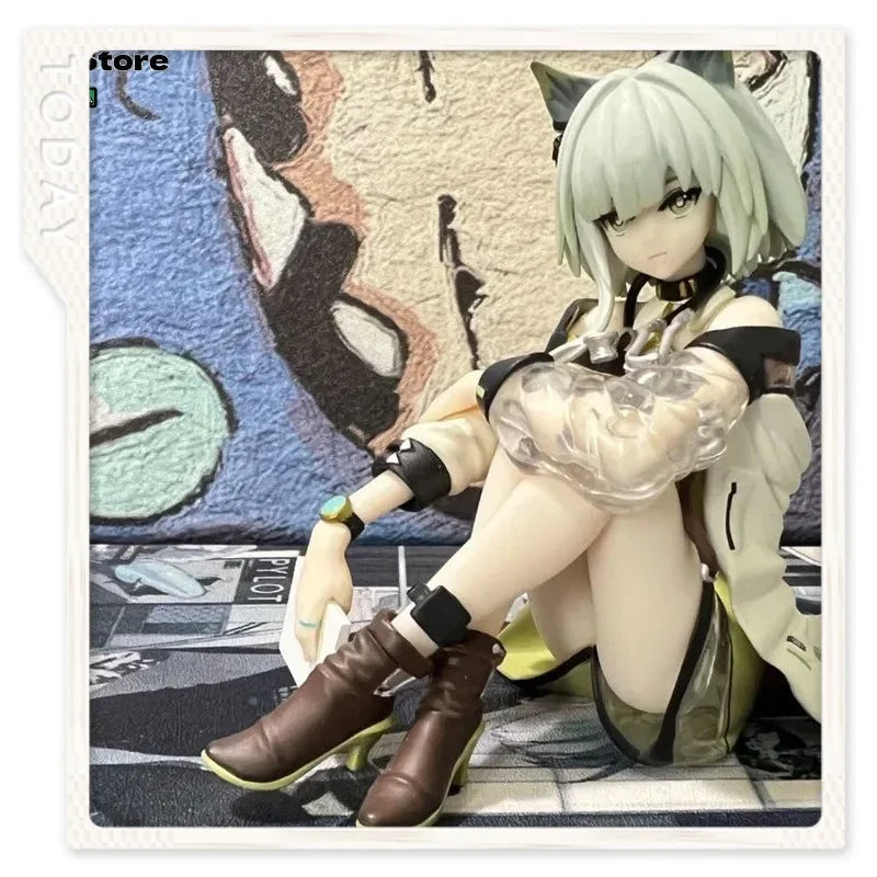 Arknights Kal'Tsit Sitting Pose Anime Figure Noodle Stopper Collectible Desktop Ornament Birthday Gift For Fans