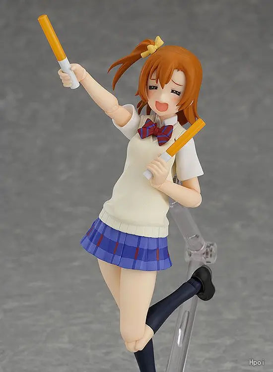 Original Max Factory Figma#253 LoveLive! Kousaka Honoka Anime Figure Model Toy Gift Collection