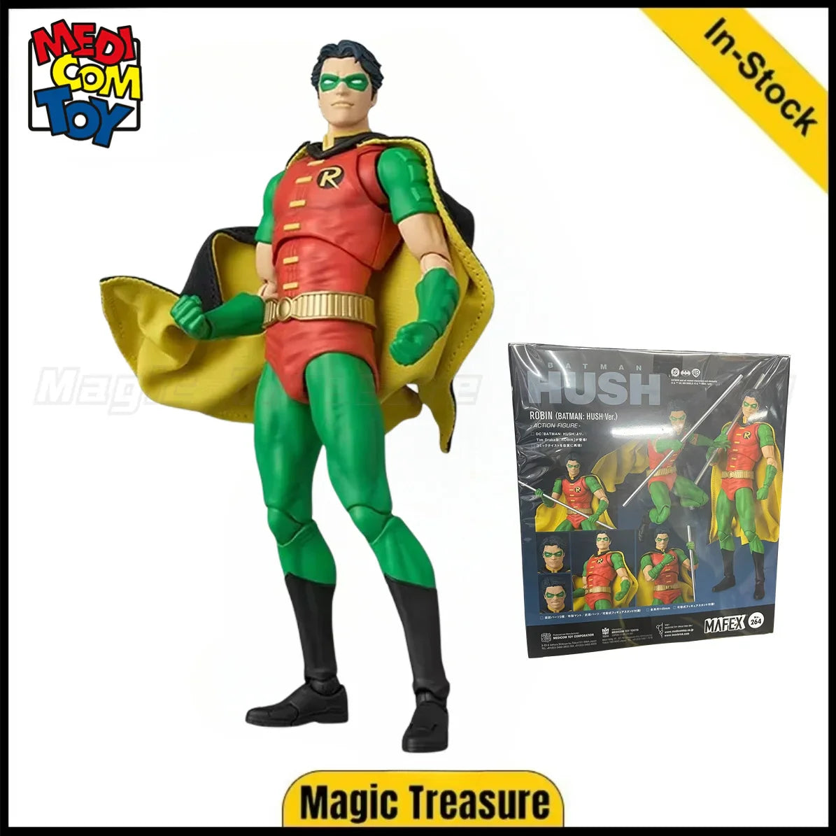 ã€Auf Lagerã€‘ Medicom Toy DC No.264 MAFEX ROBIN (BATMAN: HUSH Ver.) Actionfigur Modellspielzeug