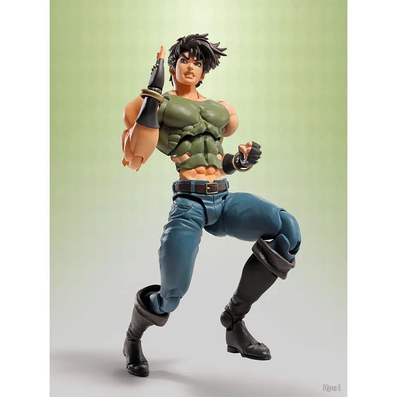 In Stock Genuine Bandai JoJo's Bizarre Adventure Model Kit SHF Joseph Joestar Anime Action Figure Collection Finished Model Toys