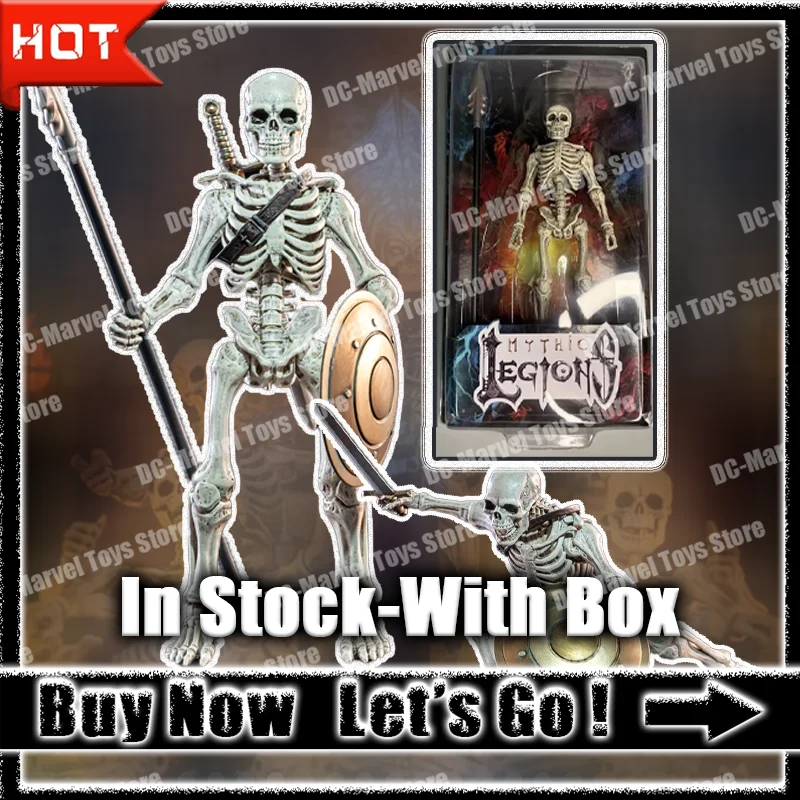 Four Horsemen Mythic Legions Skeleton Knight Skeleton Soldiers SHF Anime Figures Statue Collectible Models Customized Gifts Toys