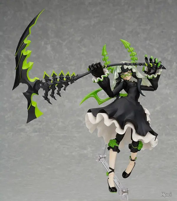 Original Max Factory Figma#172 BLACKROCK SHOOTER Dead Master Anime Figure Model Toy Gift Collection