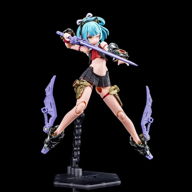 Kotobukiya Original Genuine Megami Device Buster Doll Knight Darkness Claw 1/1 Mobile Suit Girl 16cm Model Action Figure Toys