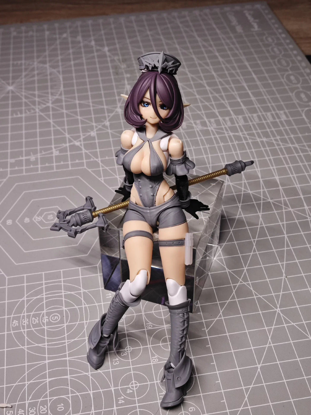 【No Figure】Handmade 1/12 Mecha Girl Chinese Mage Conversion Parts For 6inch Kotobukiya Gunner Knight  Action Figure Toys ﻿