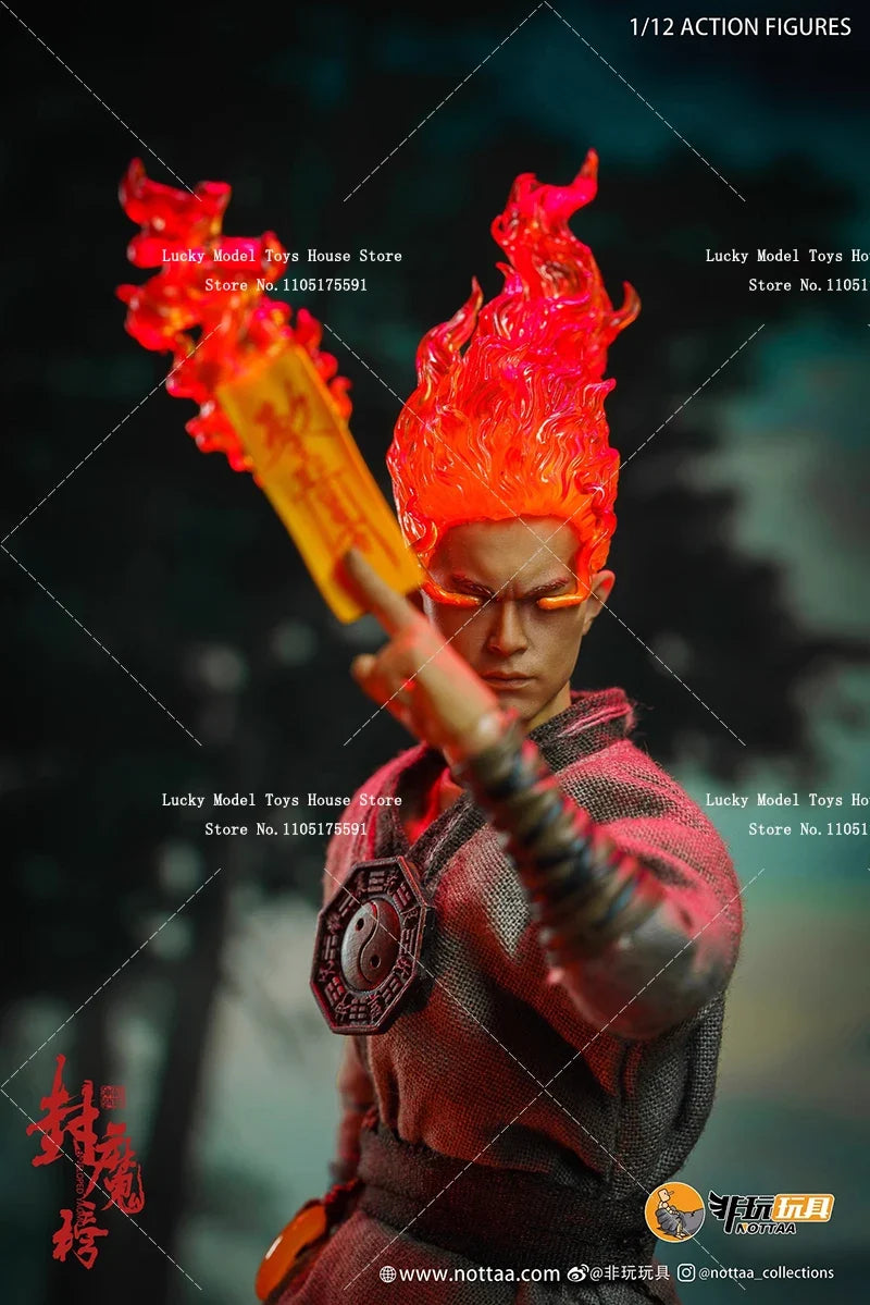 NOTTAA Collection 1/12 Black Myth  Enveloped Yaomo Series Yan Xiaoxia Flame Special Effect Head Ornament 6inch Deluxe Figurine