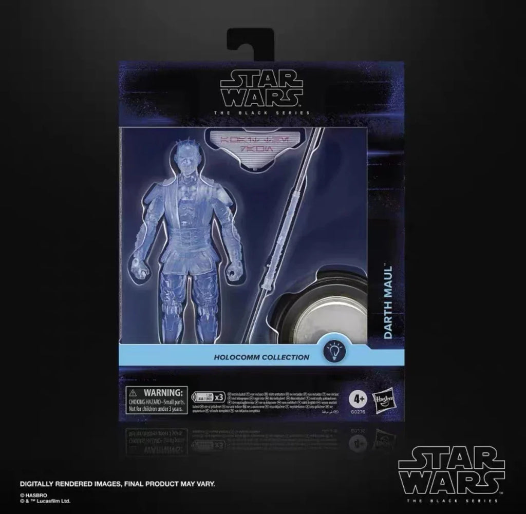 New Original Hasbro Star Wars HOLOCOMM COLLECTION DARTH MAUL Action Figure Model Toys