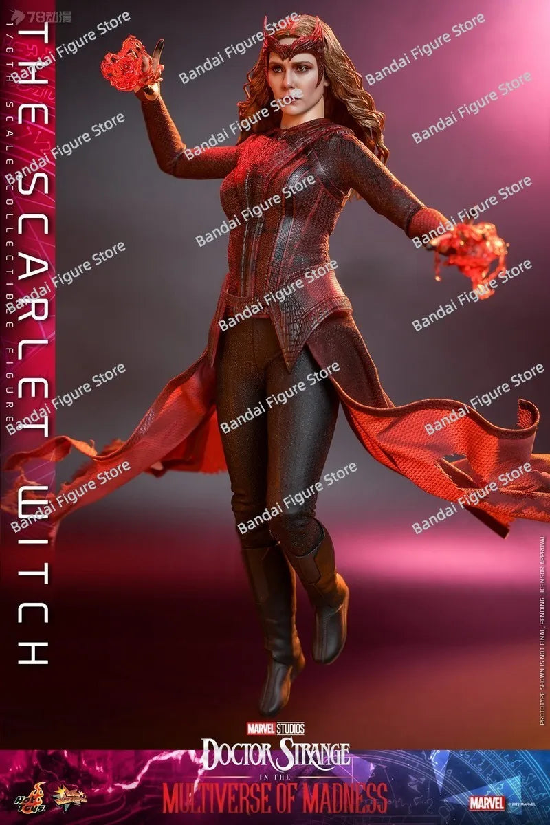HOTTOYS HT MMS652 MMS653 Collection 1/6 The Scarlet Witch Action Figure Doctor Strange 2 Movie Delicate 12" Full Set Soldier