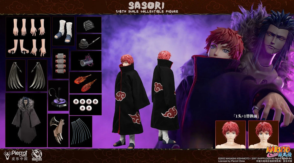 【Pre-sale】Original RocketToys (ROC) ROC-010 NARUTO Shippuden Sasori Anime 1/6 Action Figure Model Toys Ornaments