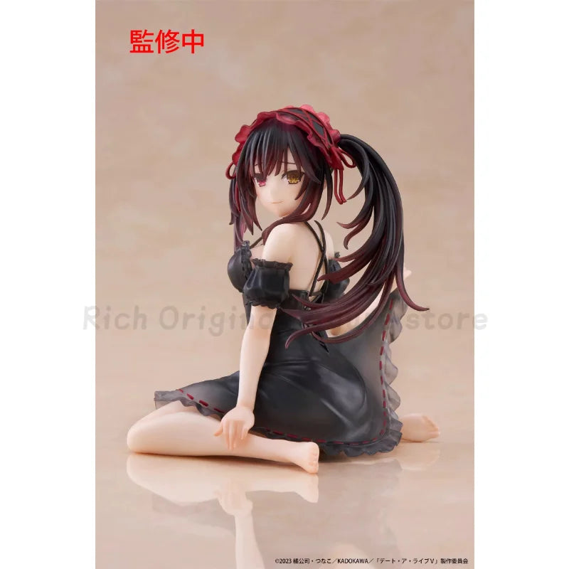 【In Stock 】Original TAiTO DATE ALIVE IV Season 5 Desktop Cute Kurumi Tokisaki ~Pajama Style~ Anime Figure Collection Model Toys