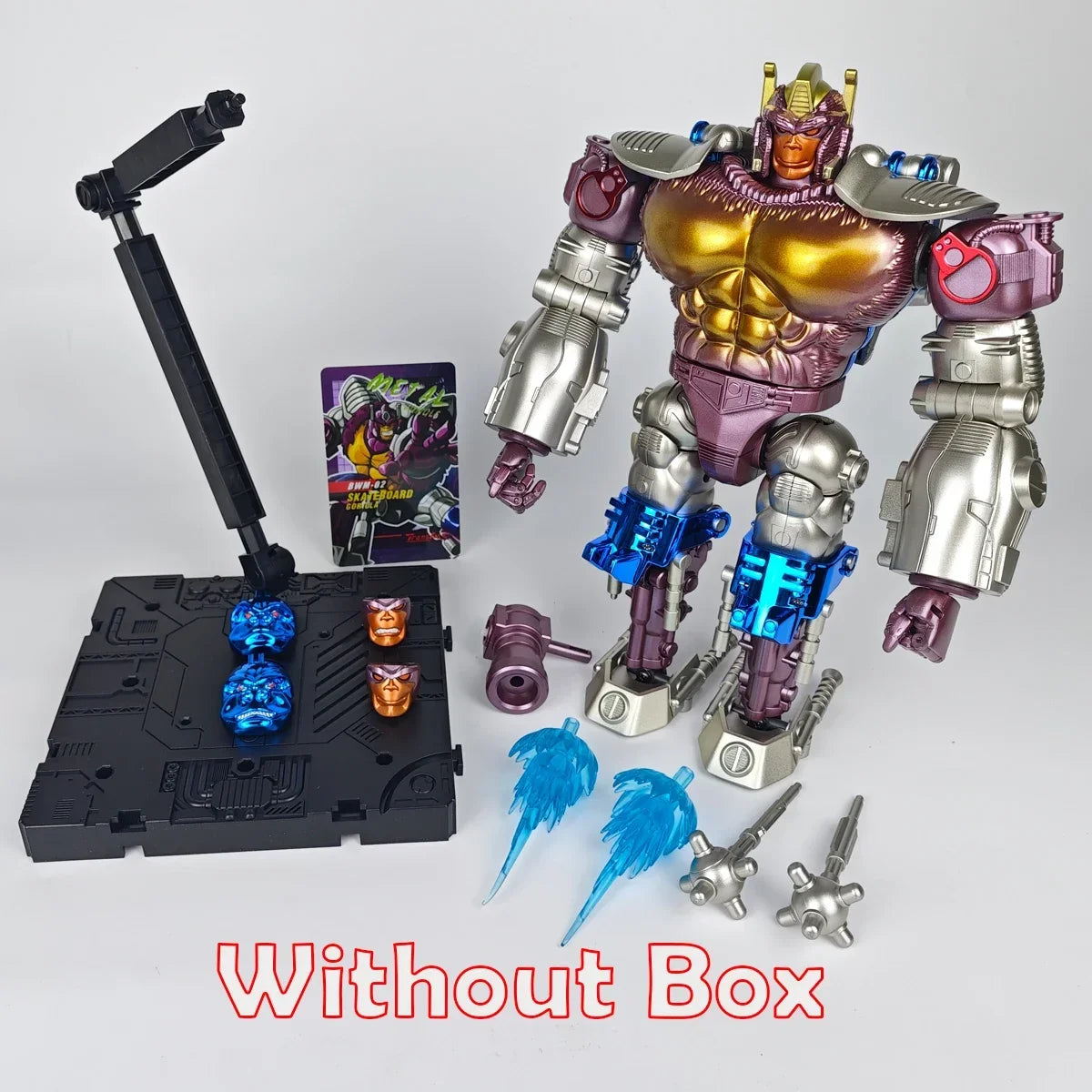 TransArt Toys TA BWM-02 BWM02 2.0 Version Fine Coating Skateboard Gorilla OP COMMANDER Action Figure
