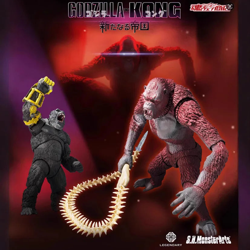 NEW！SHM 2024 Godzilla Vs. King Kong 2: Rise Of Empires Scar King PVC Action Figure Kids Adult New Year's Christmas Gifts 20cm