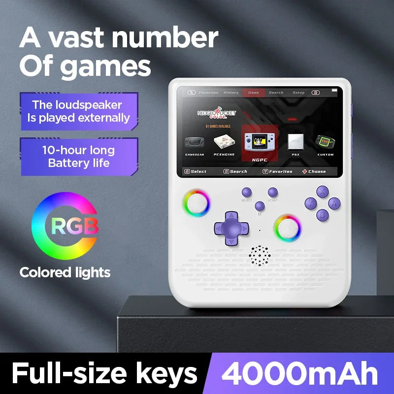 New Open-Source H5 Handheld Game Console With Dual Joystick 5-inch IPS High-Definition Large Screen PSP Mini Nostalgic Arcade