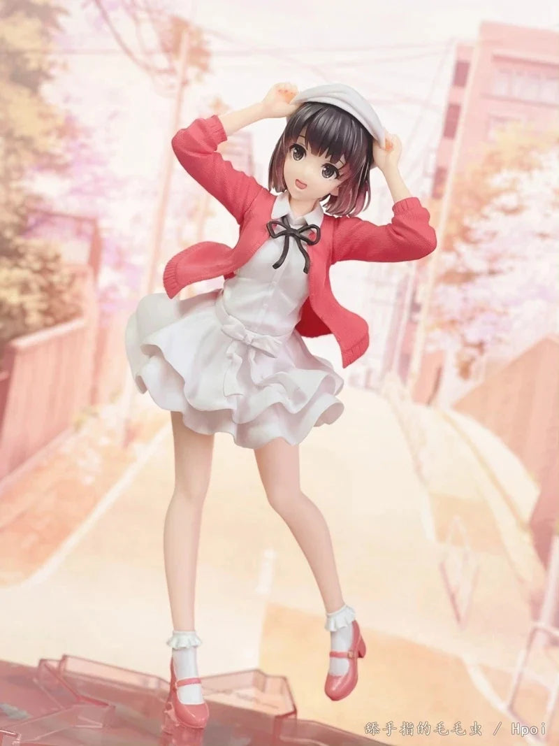 Anime Figure Saekano: How to Raise a Boring Girlfriend Megumi Kato Heroine Costume Model PVC Collection Toy Ornaments Gift 19CM