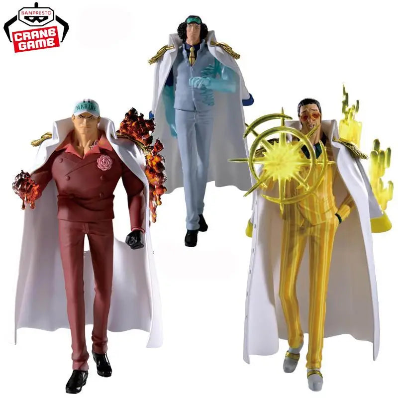 100% Genuine Bandai Namco Banpresto One Piece Logia The Borsalino Sakazuki Kuzan Pvc Figure Model Collector Ornament Toy Gift