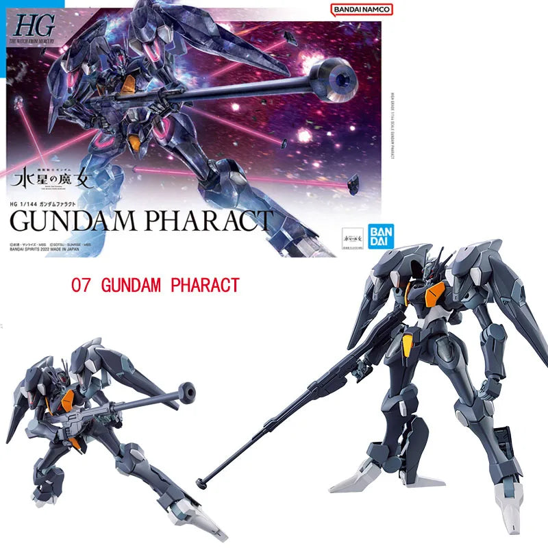 Bandai Genuine HG The Witch From Mercury GUNDAM LFRITH CALIBARN BEGUIR-BEU DARILBALDE ZOWORT HEAVY Anime Assembly Model Toys Kid