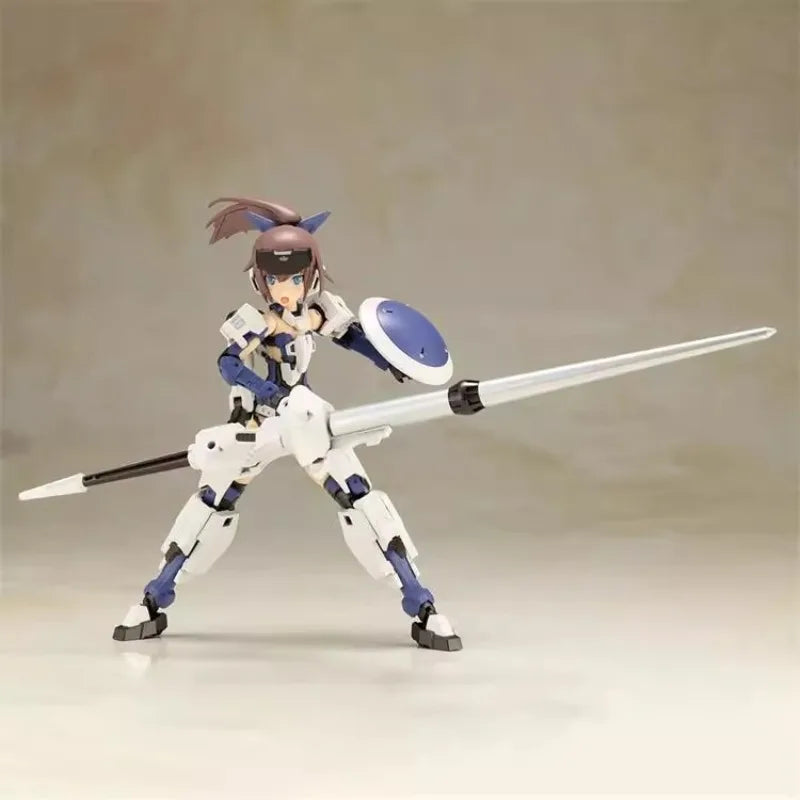 KOTOBUKIYA Original Anime Figure FRAME ARMS GIRL JINRAI（Lancer Ver.）FG190 Action Figure Toys for Kids Gift Collectible Model