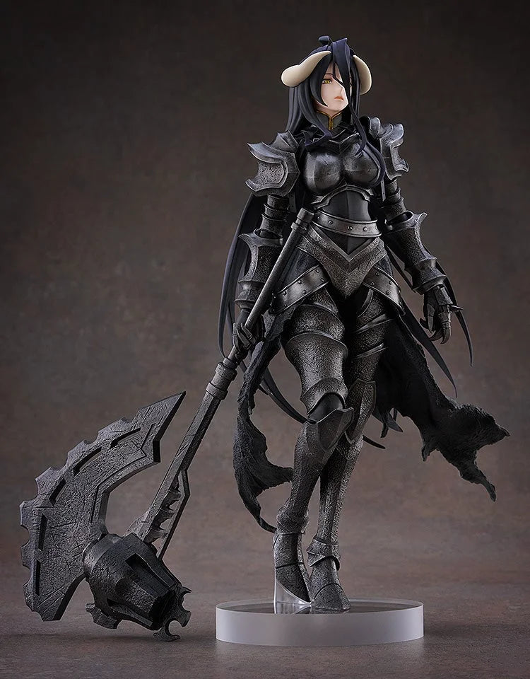 Original BANDAI SEGA Taito POP UP PARADE Overlord Albedo Armor Ver. L Size Action Figure Toys PVC Model Collection Status