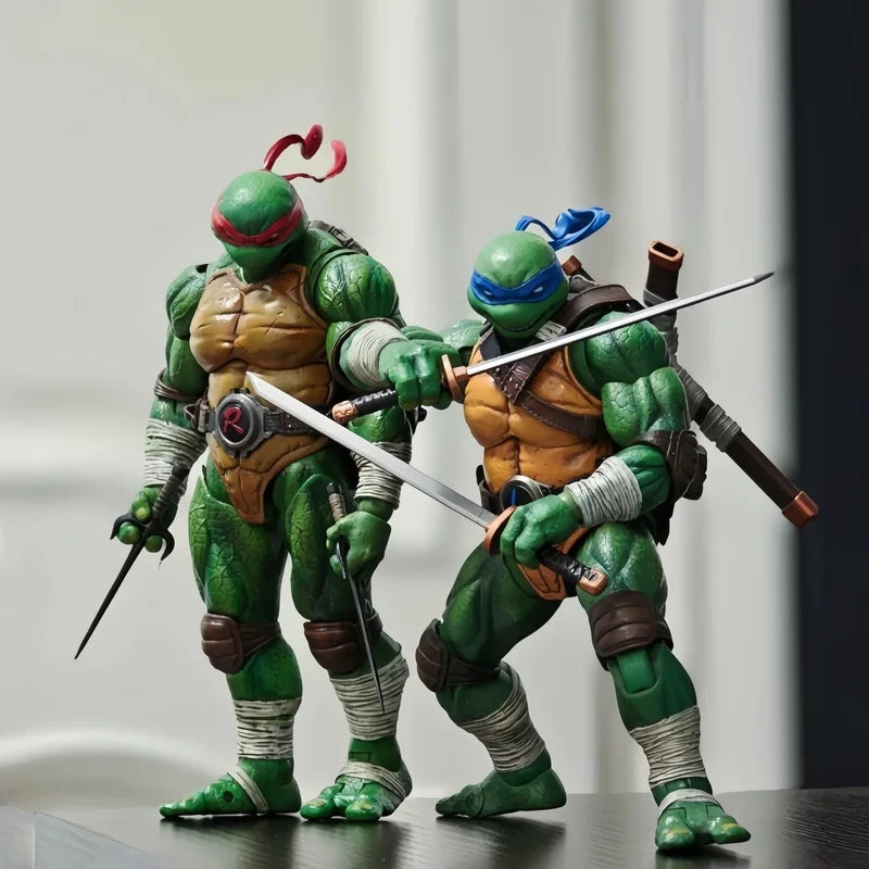 Hot Original Auf Lager Spirit Machine Soul Ninja Raphael Leonardo Actionfigur Anime Modell Desktop-Sammlung Ornament Spielzeug Geschenk