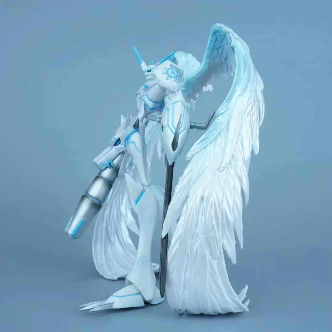 20cm/7.87inch Digimon Adventure Omegamon Merciful Mode Figure Digimon Action Figures Pvc Statue Collection Model Toys Gifts