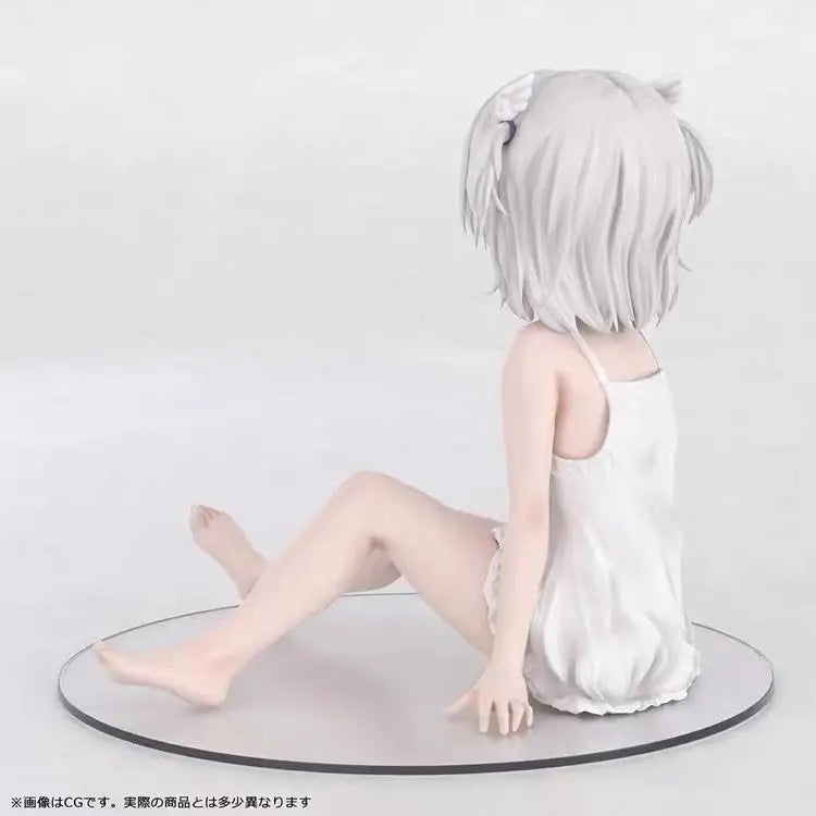 Cute Anime Girl Figure True White Desktop Model Car Decoration Cuter Case PVC Model Collectible Toy from Japan for Adults
