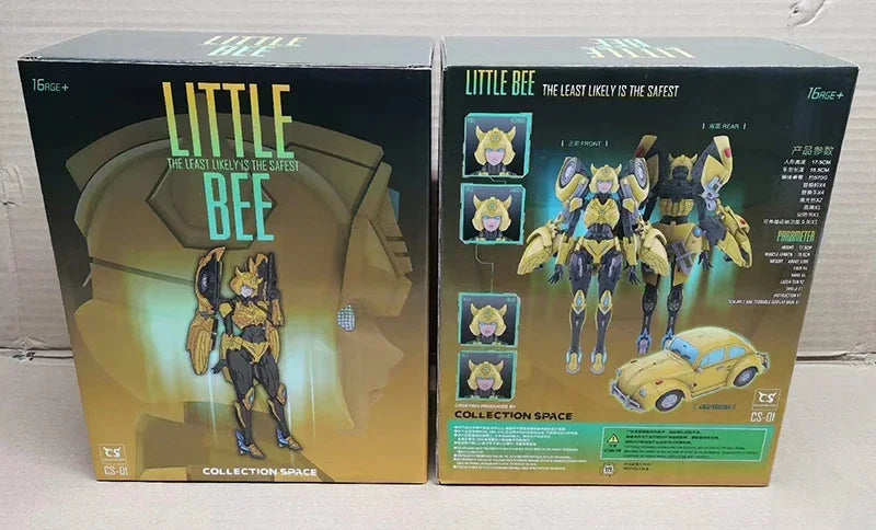 Ln Stock CollectionSpace CS-01 Transformation Bumblebee Mobile Suit Girl 17.5CM Anime Figuren Modell Actionfiguren Spielzeug Geschenke