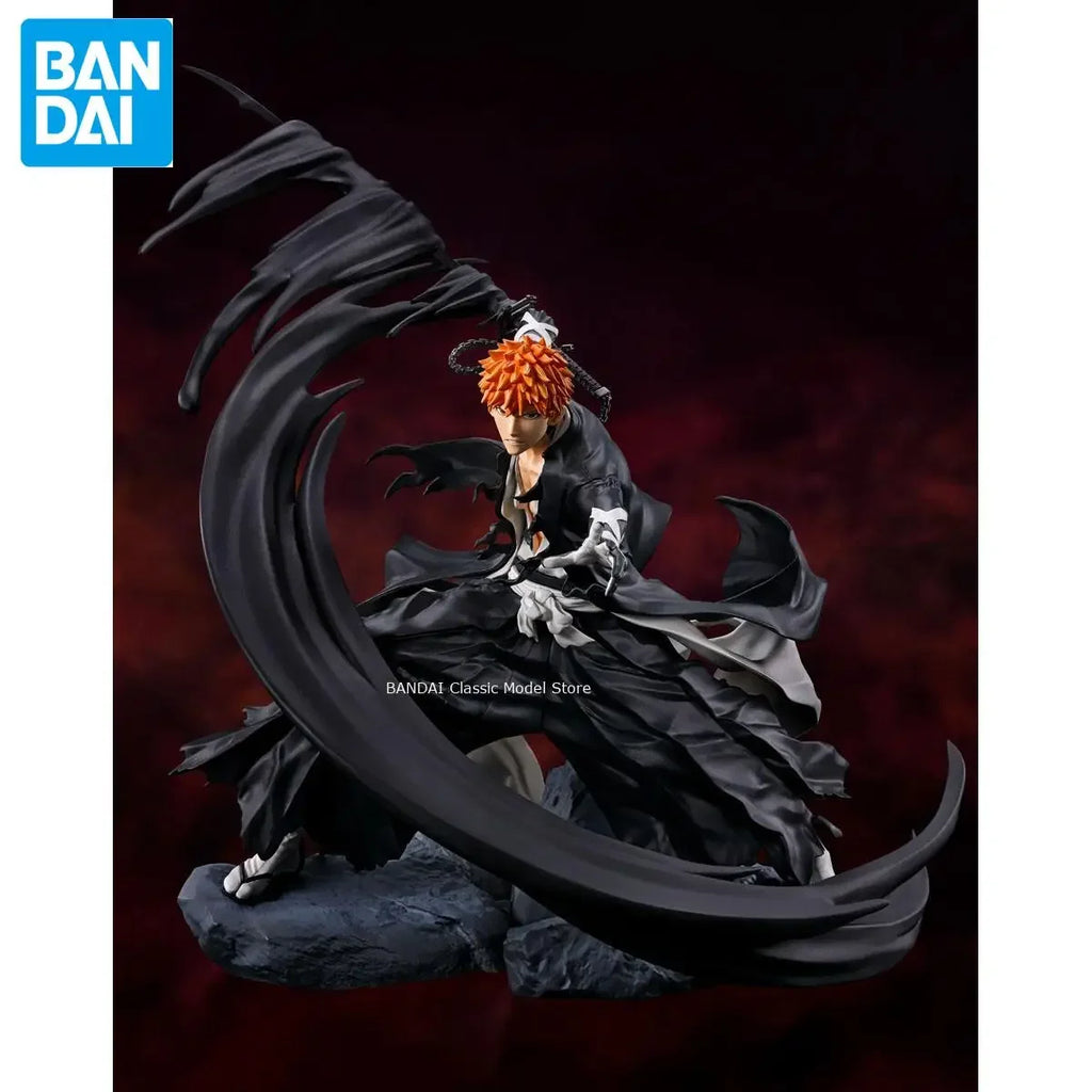 Genuine Official Original Bandai Figuarts Zero Bleach Kurosaki Ichigo Figuarts Anime Collectible Model