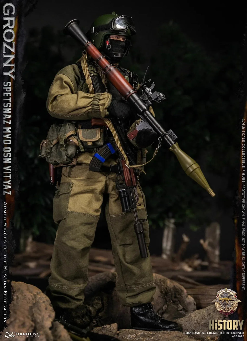 DAMTOYS DAM 78090 1/6 Soldat Puppe SPETSNAZ MVD OSN Vityaz GROZNY Komplettset 12'' Actionfiguren Modell Spielzeug Auf Lager