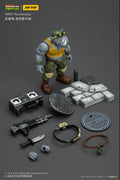 【SF】JOYTOY 1/18 Action Figure TMNT-Rocksteady Model Toys Gifts Collection Ornaments