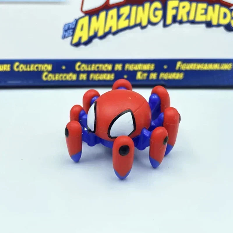 Superhero Adventures Spider-Man Spidey Man and His Magical Friends Q Version Action Figure Collectable Model Toy Gift