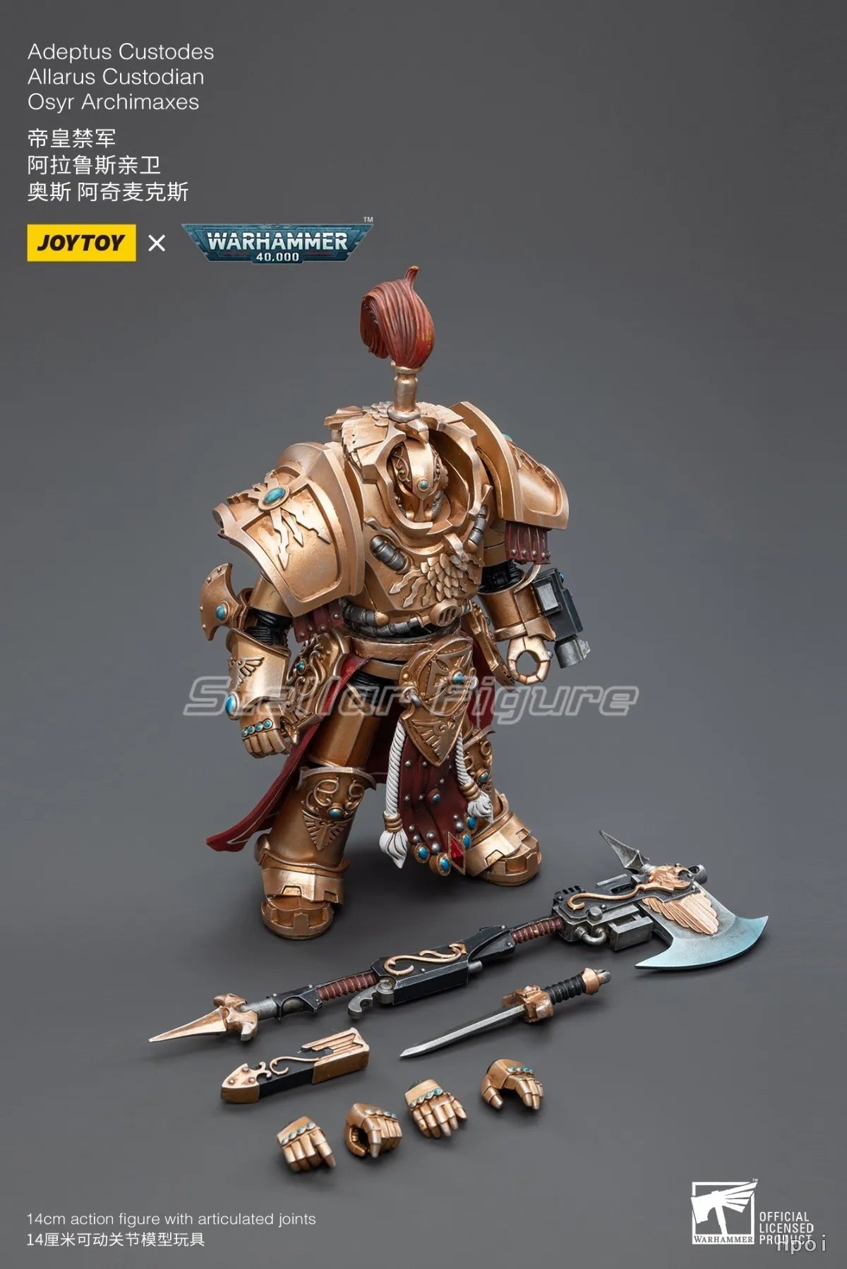 【SF】JOYTOY 1/18 Action Figure Adeptus Custodes Allarus Custodian Osyr Archimaxes Model Toys Gifts Collection Ornaments
