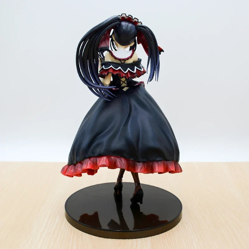 24cm KDcolle Date A Live Kurumi Tokisaki Anime Figure Date A Bullet Yatogami Tohka Bunny Girl Action Figure Adult Model Doll Toy