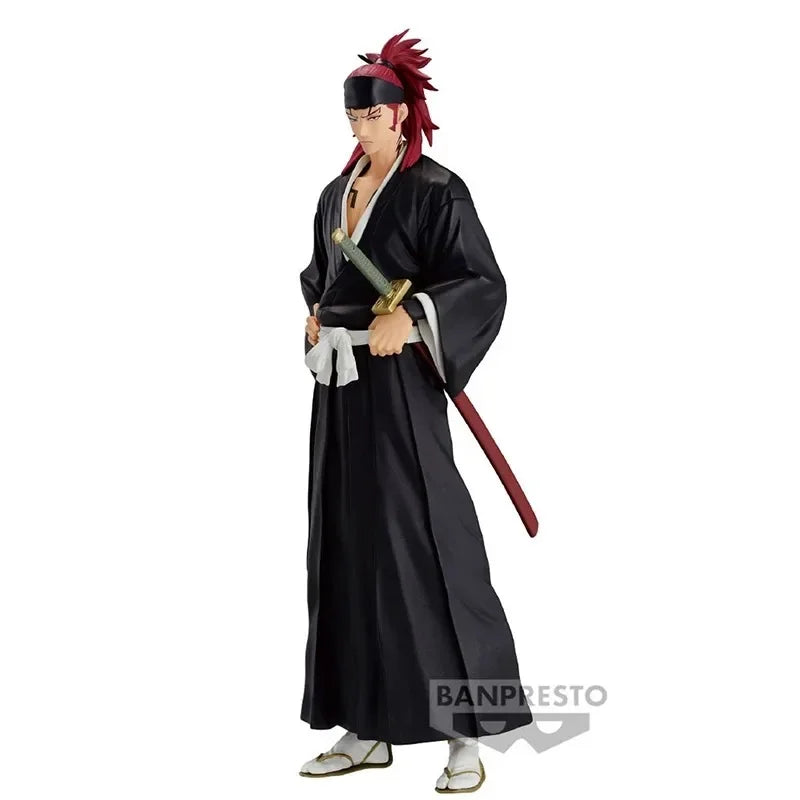 Original Bandai BLEACH Solid and Souls Bleach Unohana Retsu Inoue Orihime Zaraki Kenpachi Abarai Renji Anime Figure Model Toys