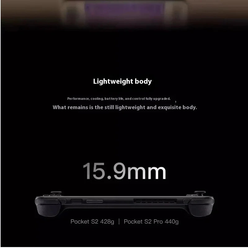 AYANEO Pocket S2 Android Gaming Console G3 Gen3 6.3" 2K IPS Screen with TMR Joysticks Hall Triggers RGB Mini Handheld Gamer