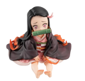 6cm Anime Peripherals Q-version Sitting Kamado Nezuko Tanjirou Figure Model Desktop Ornaments Collection Toy Gifts for Friends
