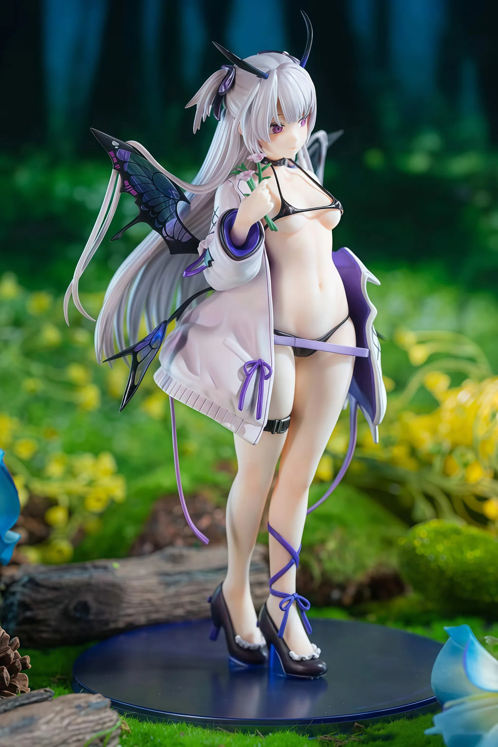 Demon Girl 23cm Standing Position Anime Figure Model Statue Collection Desktop Decoration Ornament Toys Gifts For Fans
