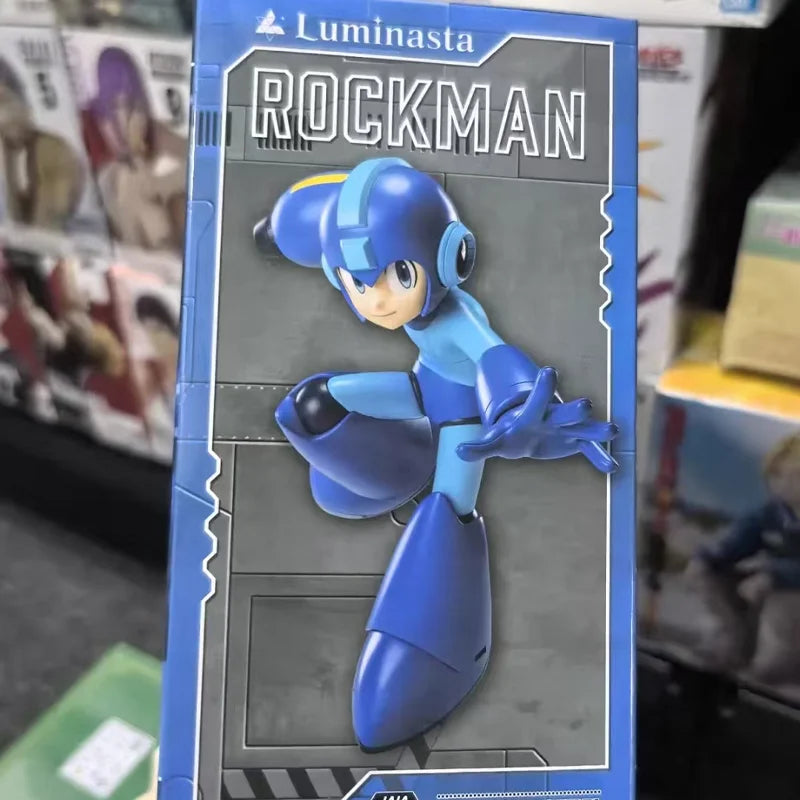 SEGA Original in stock  Anime Figure Luminasta Megaman Rockman Collections Action Figurine PVC Toys Model Doll Gift